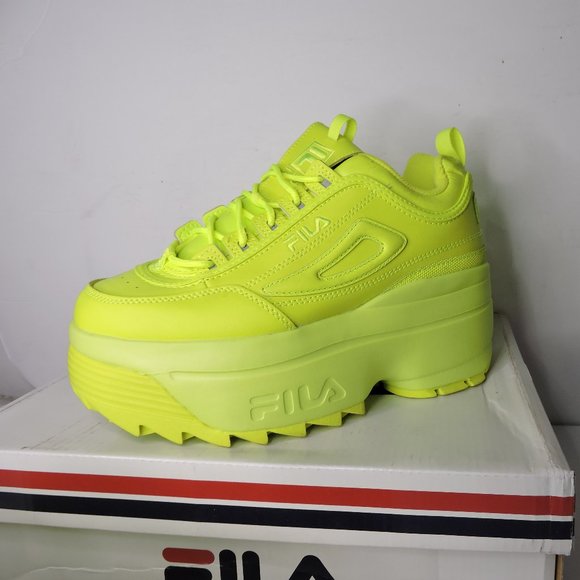Women's Fila Disruptor 2 Wedge  sneaker New platform brand new - Picture 1 of 4